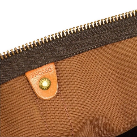 Louis Vuitton Travel Bag Keepall Bandouliere 55 Brown Monogram - Picture 10 of 10